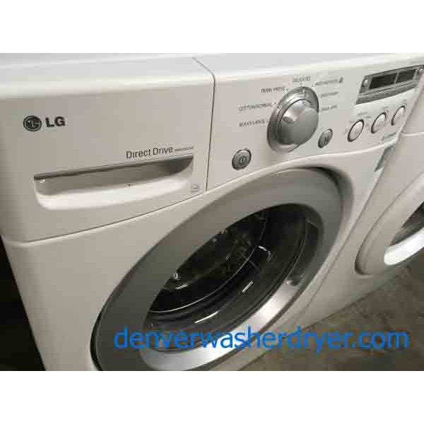 LG Direct Drive Stackable Front-Loading Washer Dryer Set!