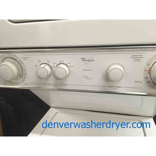 24″ Whirlpool 220v Thin Twin Washer/Dryer Combo!