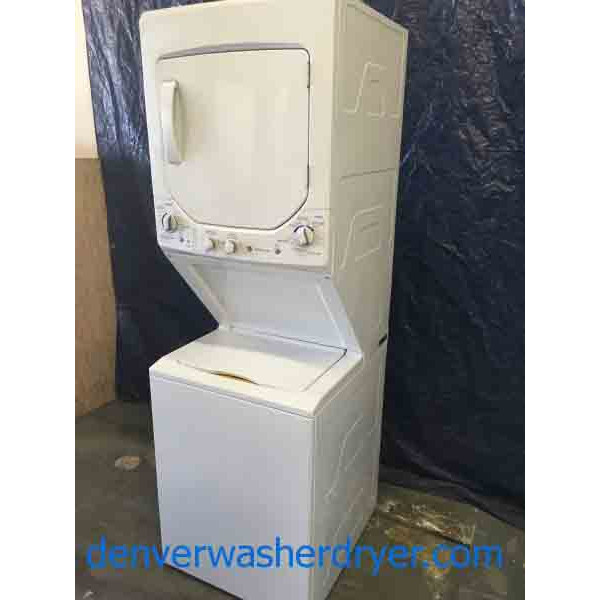 24" 220v Stacked GE Washer/Dryer Set! 2615 Denver Washer Dryer