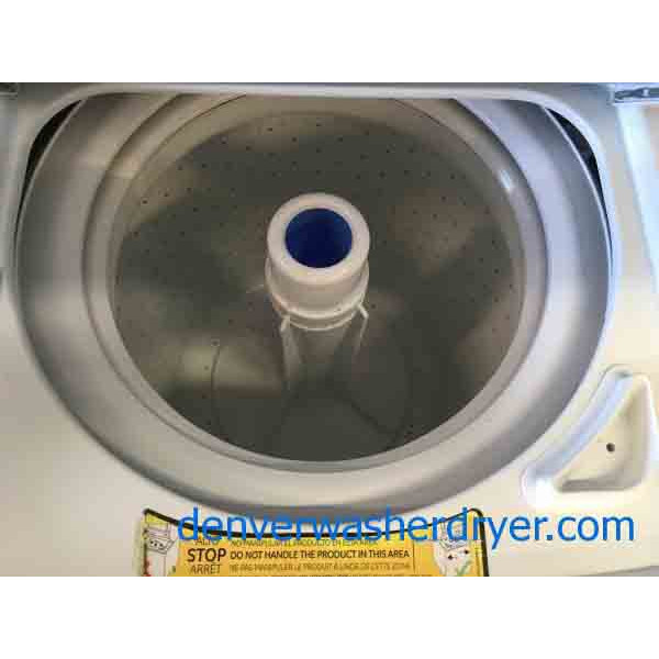 24″ 220v Stacked GE Washer/Dryer Set!