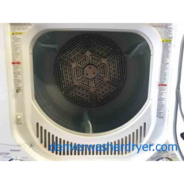 24" 220v Stacked GE Washer/Dryer Set! 2615 Denver Washer Dryer