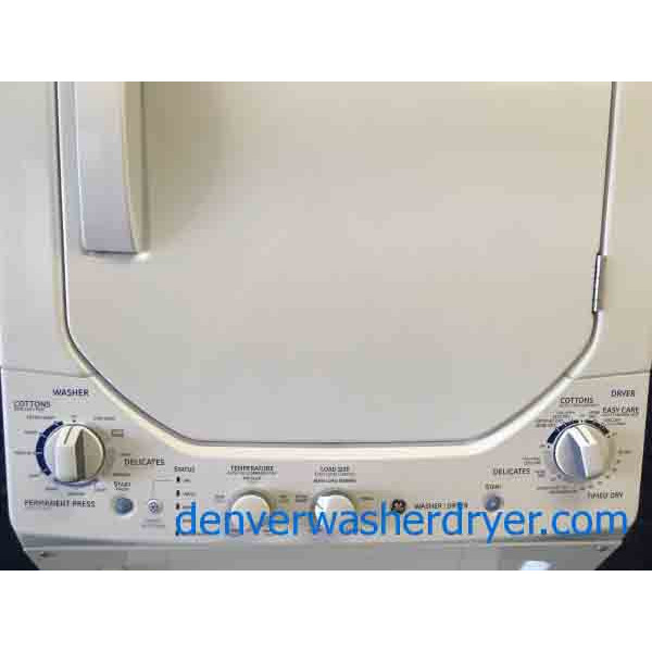 24″ 220v Stacked GE Washer/Dryer Set!