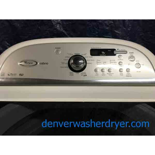 Whirlpool Cabrio Platinum Washer/Dryer Set! 2630 Denver Washer Dryer