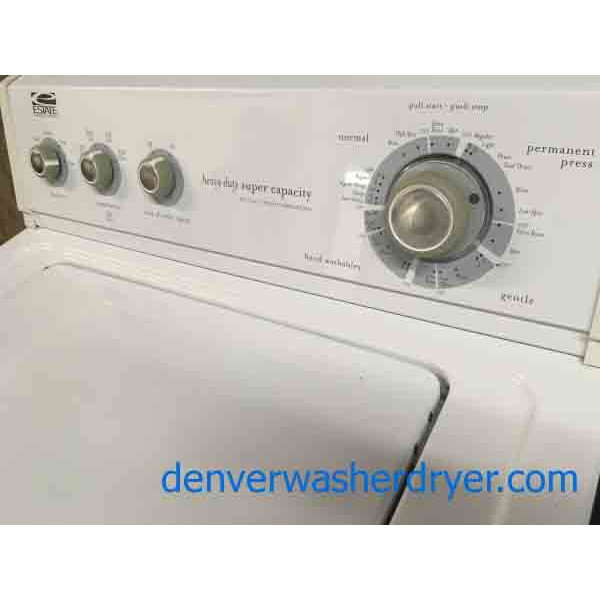 Elegant Estate by Whirlpool Washer Dryer Set 2658 Denver Washer Dryer