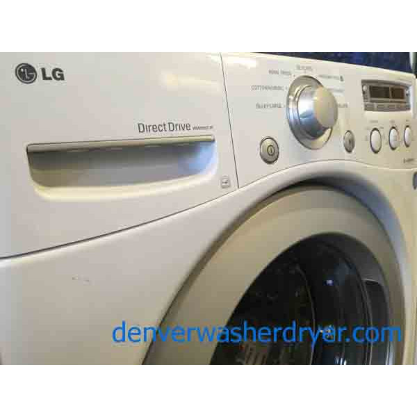 Large-and-in-Charge! LG Front Load Washer Dryer Set!