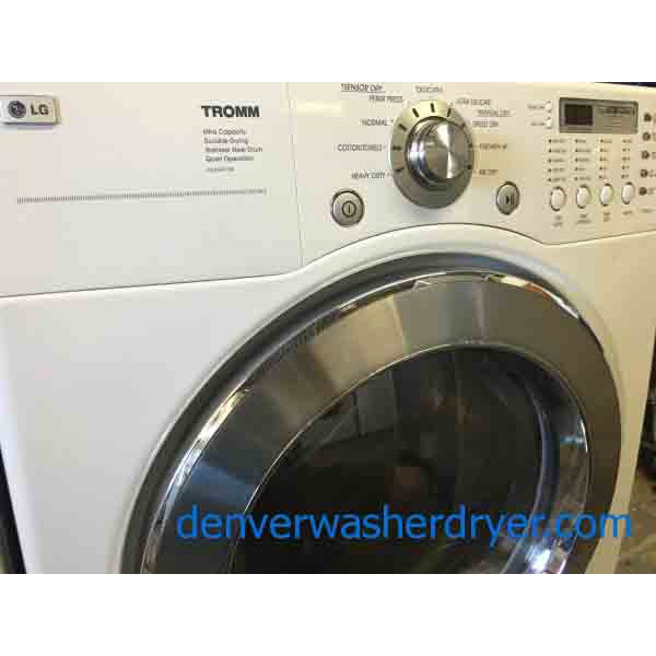 Large-and-in-Charge! LG Front Load Washer Dryer Set!