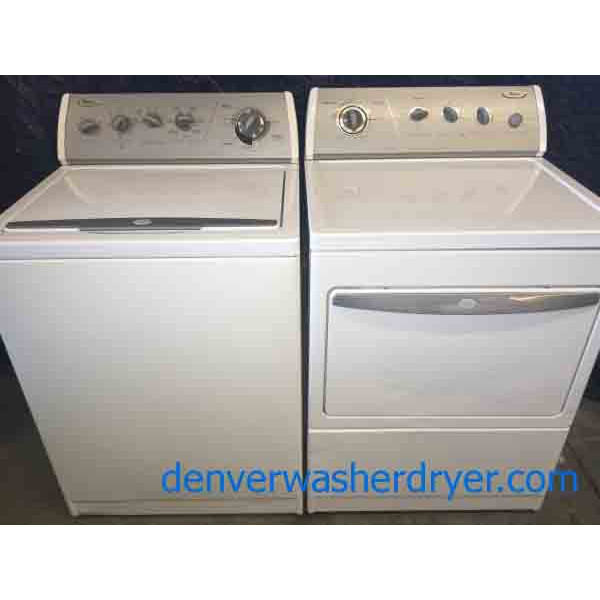 Black Friday Special Whirlpool Super Capacity Washer Dryer Set!