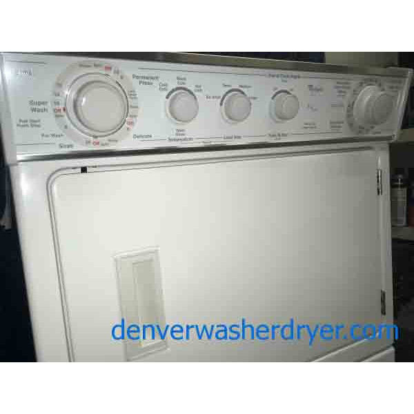 27″ Whirlpool Stacked Laundry Center