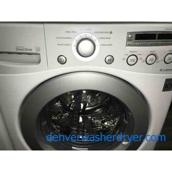 Solid LG Front-Load Washer/Dryer Set (Stackable/Pedestal Options)