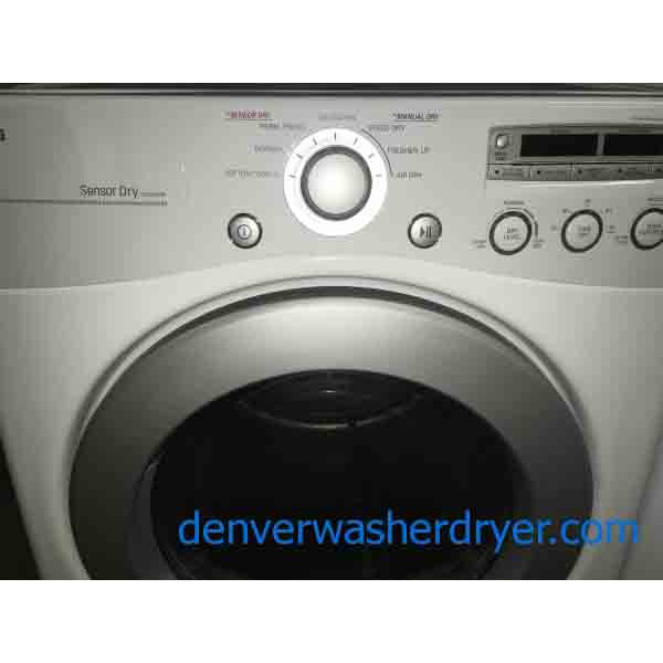 Solid LG Front-Load Washer/Dryer Set (Stackable/Pedestal Options)