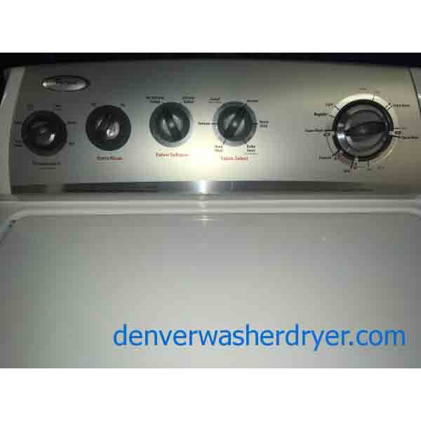 Whirlpool Triple Spray Washer and AccuDry Dryer Set!