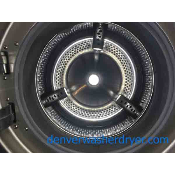 Immaculate Silver LG Tromm Washer Dryer Set!