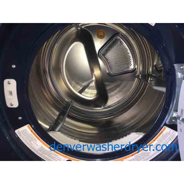 Wonderful Navy Blue True Steam LG Tromm Washer Dryer Set! 2795