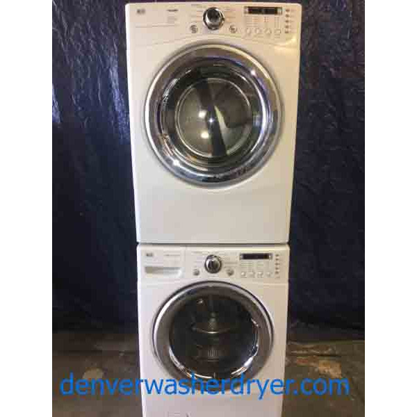 GAS LG Front-Load Laundry Set, Stackable!