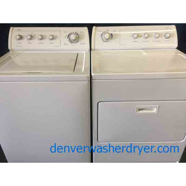 Fully Loaded Whirlpool Super Capacity Washer Dryer Set!