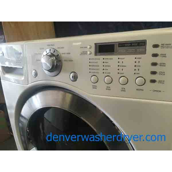 Reliable LG Front Loading Laundry Set!