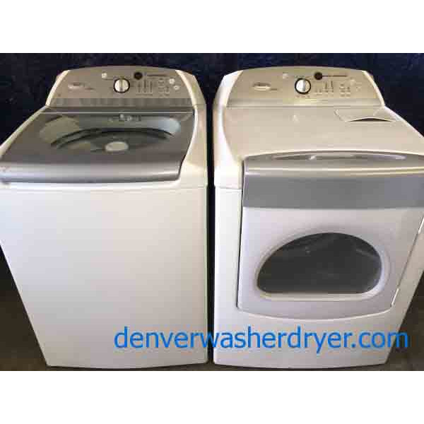 Whirlpool Cabrio Washer w/Agitator and Matching Dryer