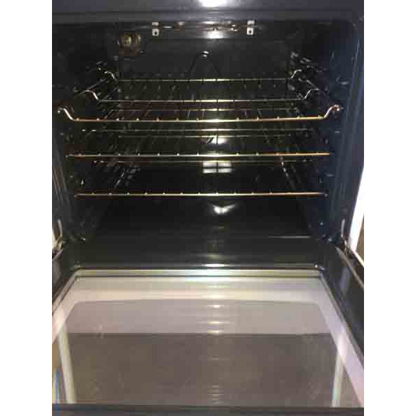 White Glass-top Stove