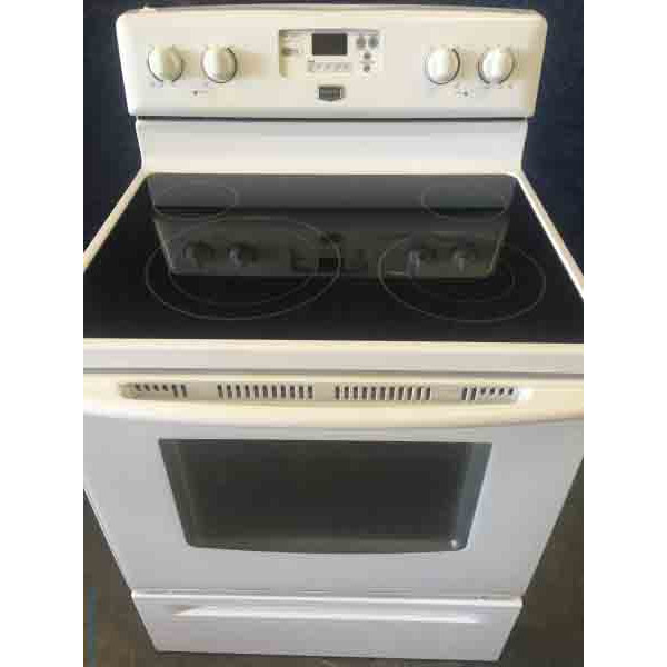 Magnificent Maytag Electric Glasstop Range with Convection Oven