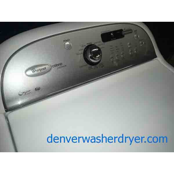 Whirlpool Cabrio Platinum HE Washer, Energy Star, HUGE! With White
