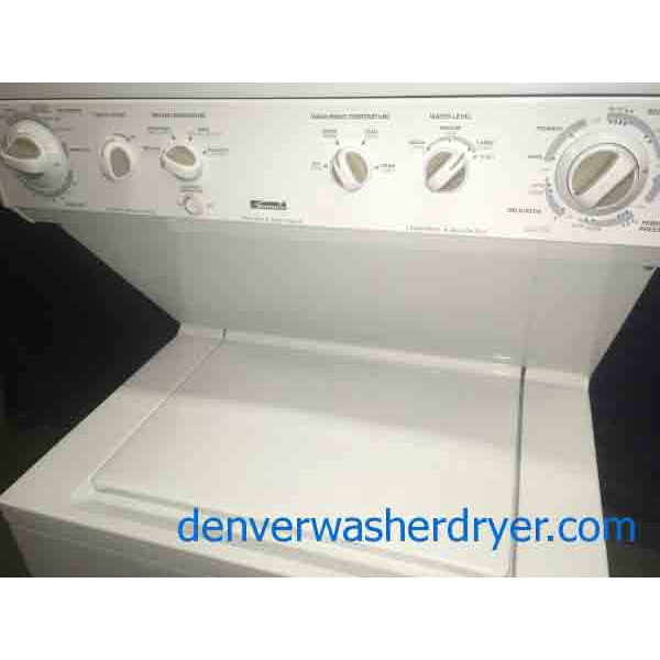 FullSize, 27" Stackable Washer Dryer Set, 220v 2858 Denver Washer