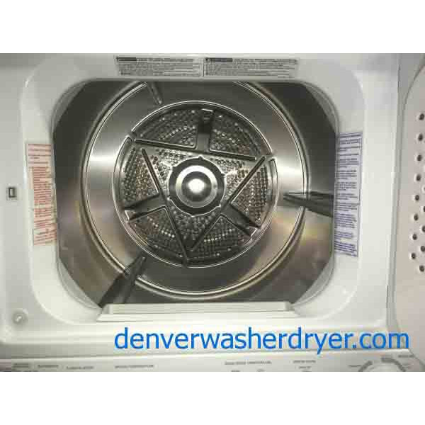 FullSize, 27" Stackable Washer Dryer Set, 220v 2858 Denver Washer