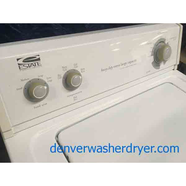 Estate Extra Large Capacity Washer with Kenmore Dryer