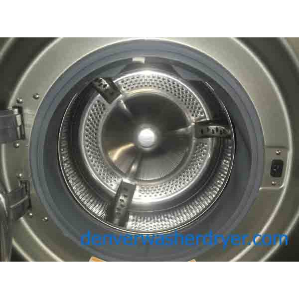 Magnificent LG Front-Load Set on Pedestals!