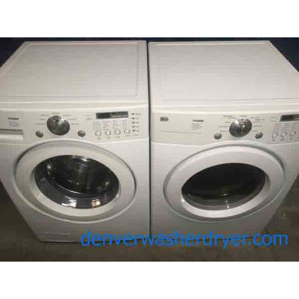 Stackable Front-Load Washer and Dryer, Refurbished with Care
