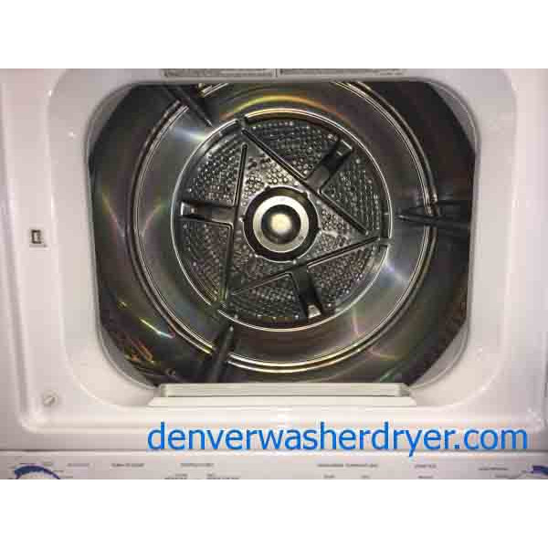 Full-Size 27″ Frigidaire Stackable Washer Dryer, 220v