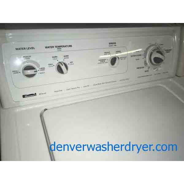 Classic Kenmore 80 Series Laundry Set, 220v, Super Plus Capacity