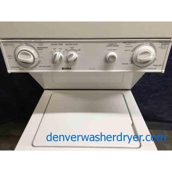 24″ 220v Stacked Laundry Center Washer/Dryer Combo!