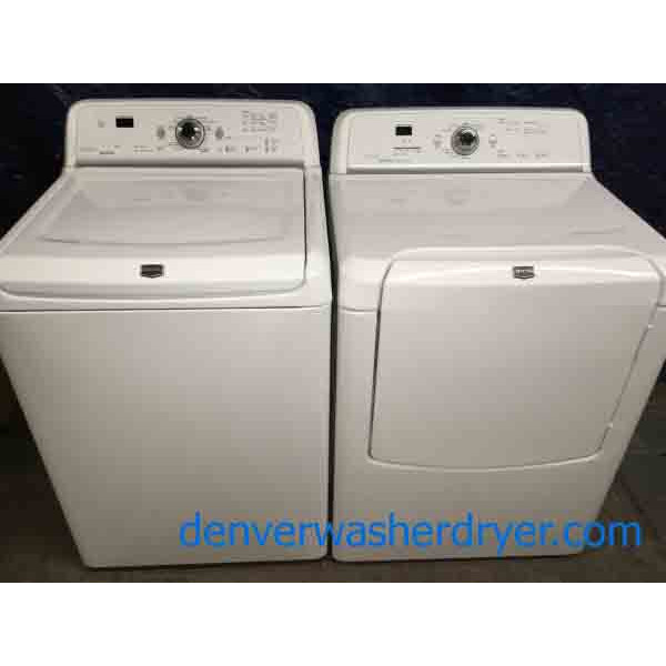 Magnificent Maytag Bravos Direct-Drive Washer/Dryer set, Stainless, HE