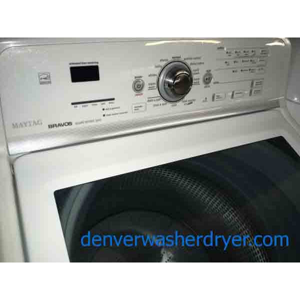 Marvelous Maytag Bravos Washer Dryer Set, Scratch/Dent Special! 2987