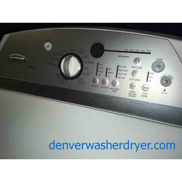 Perfect Whirlpool Cabrio HE Washer Dryer Set, Direct-Drive