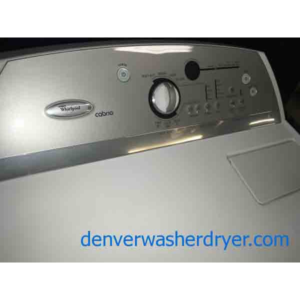 Perfect Whirlpool Cabrio HE Washer Dryer Set, Direct-Drive