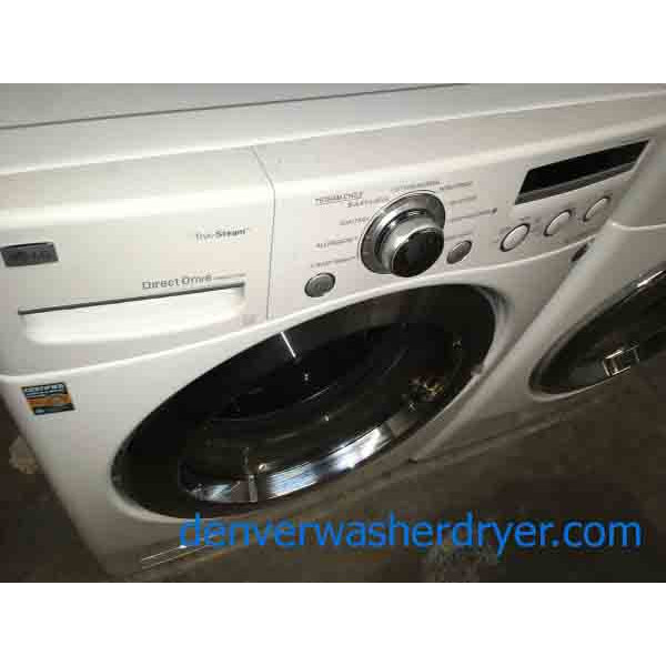 Stackable Front-Load Washer Dryer Set, w/Stacking Kit