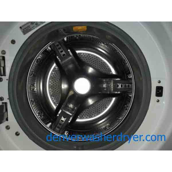 Stackable Front-Load Washer Dryer Set, w/Stacking Kit