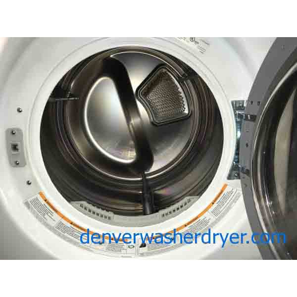 Stackable Front-Load Washer Dryer Set, w/Stacking Kit