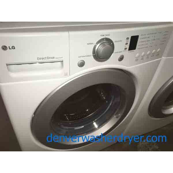 Stackable Front Load Washing Machine and Matching Dryer, 220v, Quality Rebuilt 3039 Denver