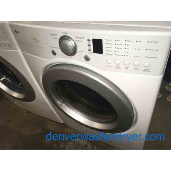 Stackable Front Load Washing Machine and Matching Dryer, 220v, Quality Rebuilt 3039 Denver