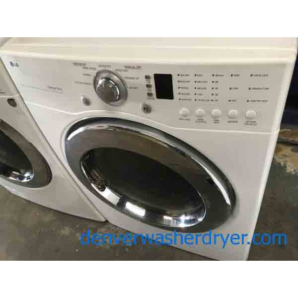 Superb LG Washer and Dryer Set featuring Sanitary Cycle 2973
