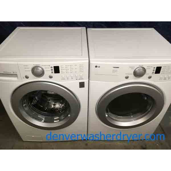 LG Front Load Washer Dryer Set, 220v