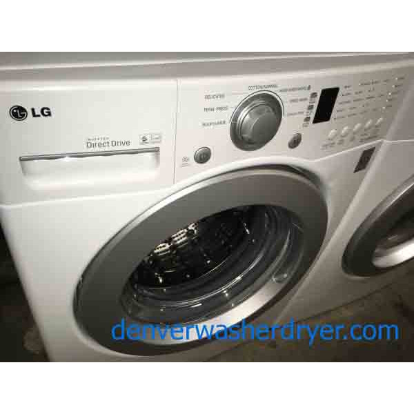 LG Front Load Washer Dryer Set, 220v