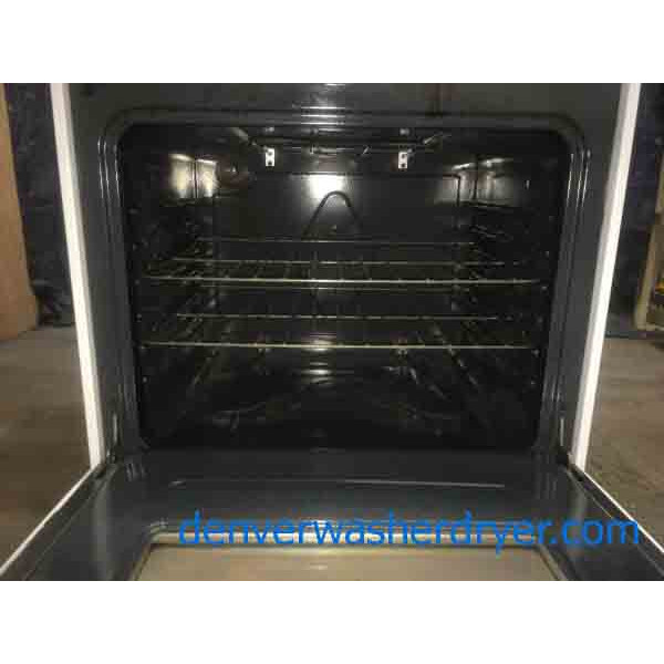 30″ Electric Range, White, Kenmore