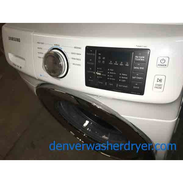 New Samsung Front Load Washer Dryer Set, Stackable, Electric, Steam 3062 Denver Washer Dryer