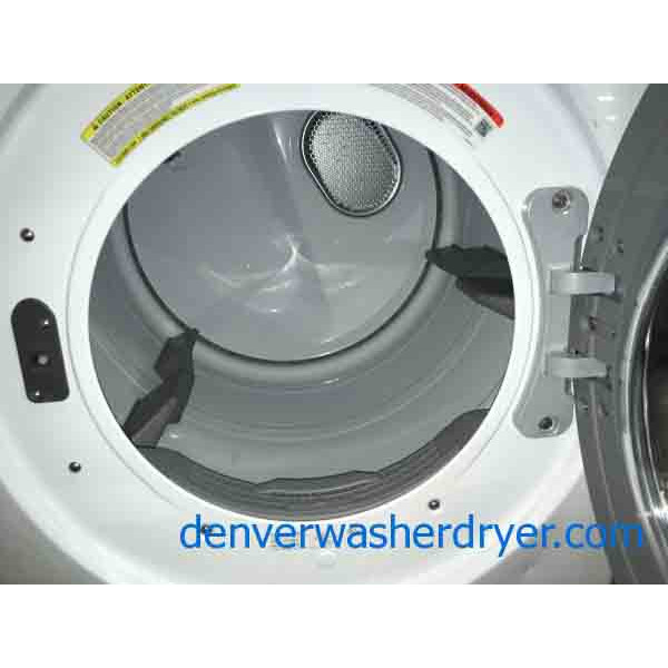 New Samsung Front Load Washer Dryer Set, Stackable, Electric, Steam