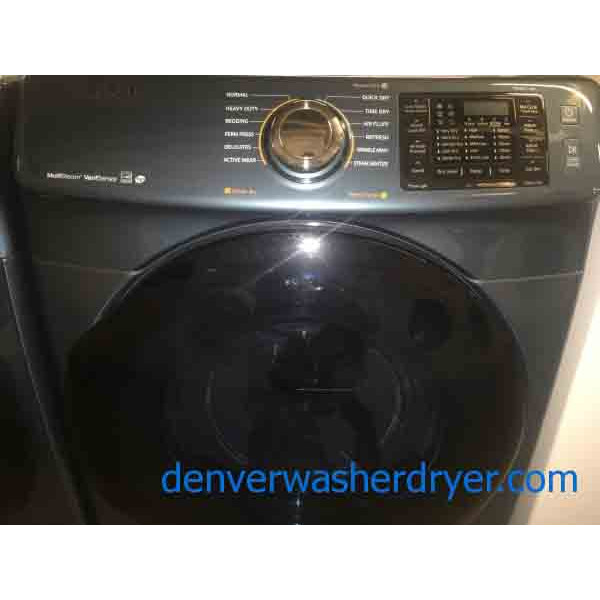 Beautiful 2016 Azure Samsung Front-Loader Set! NEW!!