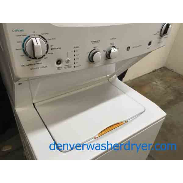 BrandNew GE Spacemaker Stacked Laundry Center, 27", Electric 3095