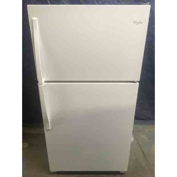 New Whirlpool 20.5 CuFt. White Refrigerator 3120 Denver Washer Dryer